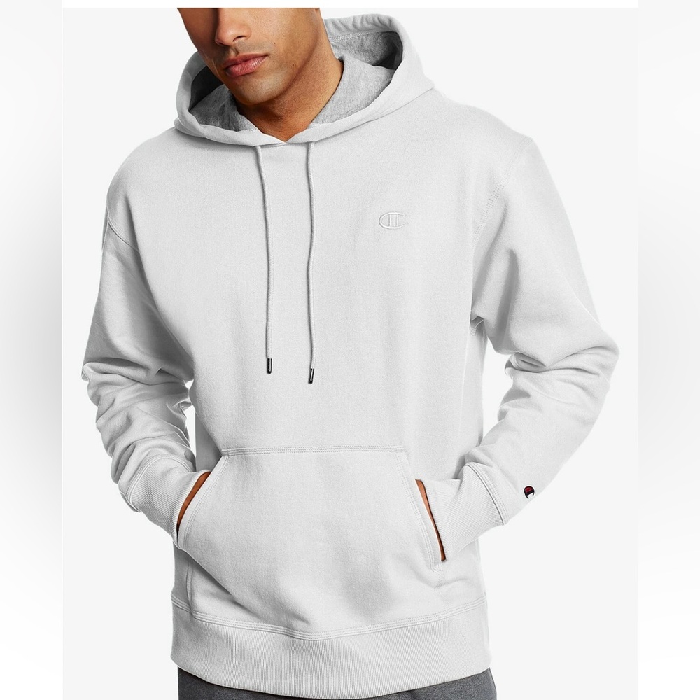 CHAMPION Men's Classic White Hoodie